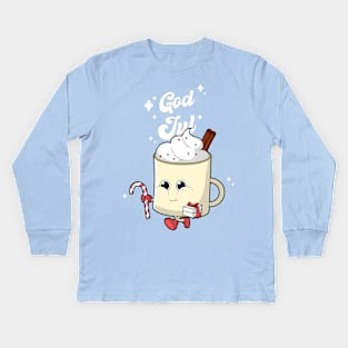 God Jul Merry Christmas Kids Long Sleeve T-Shirt